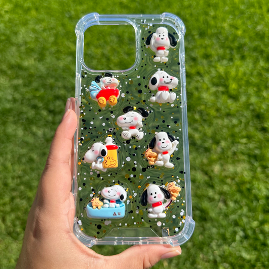 3D Snoopy con brillos