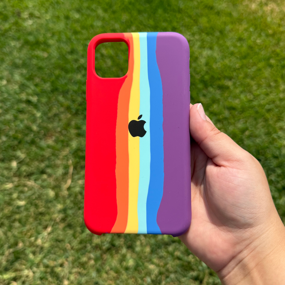 iPhone 12 mini - Arcoíris Silicón