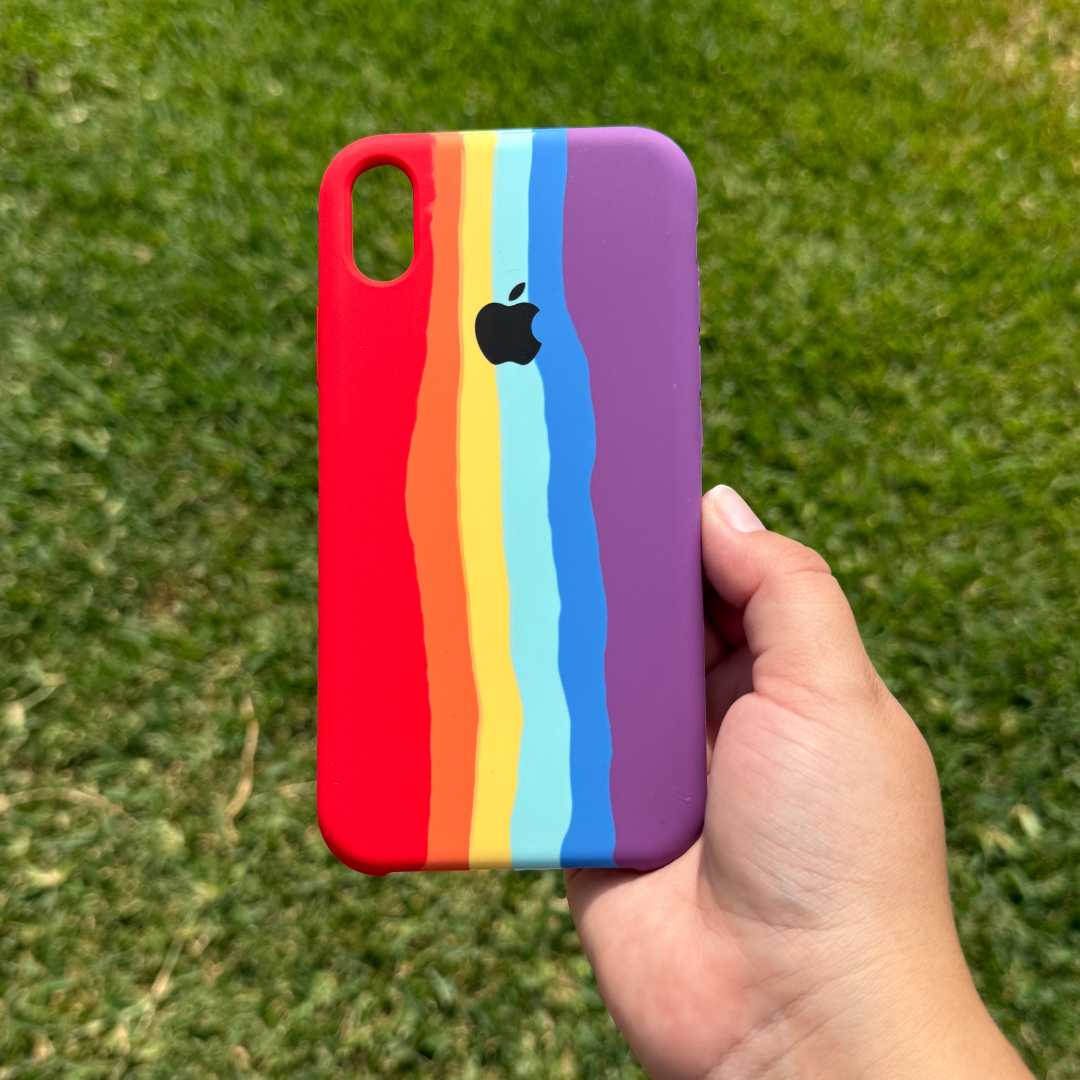 iPhone XR - Arcoíris Silicón