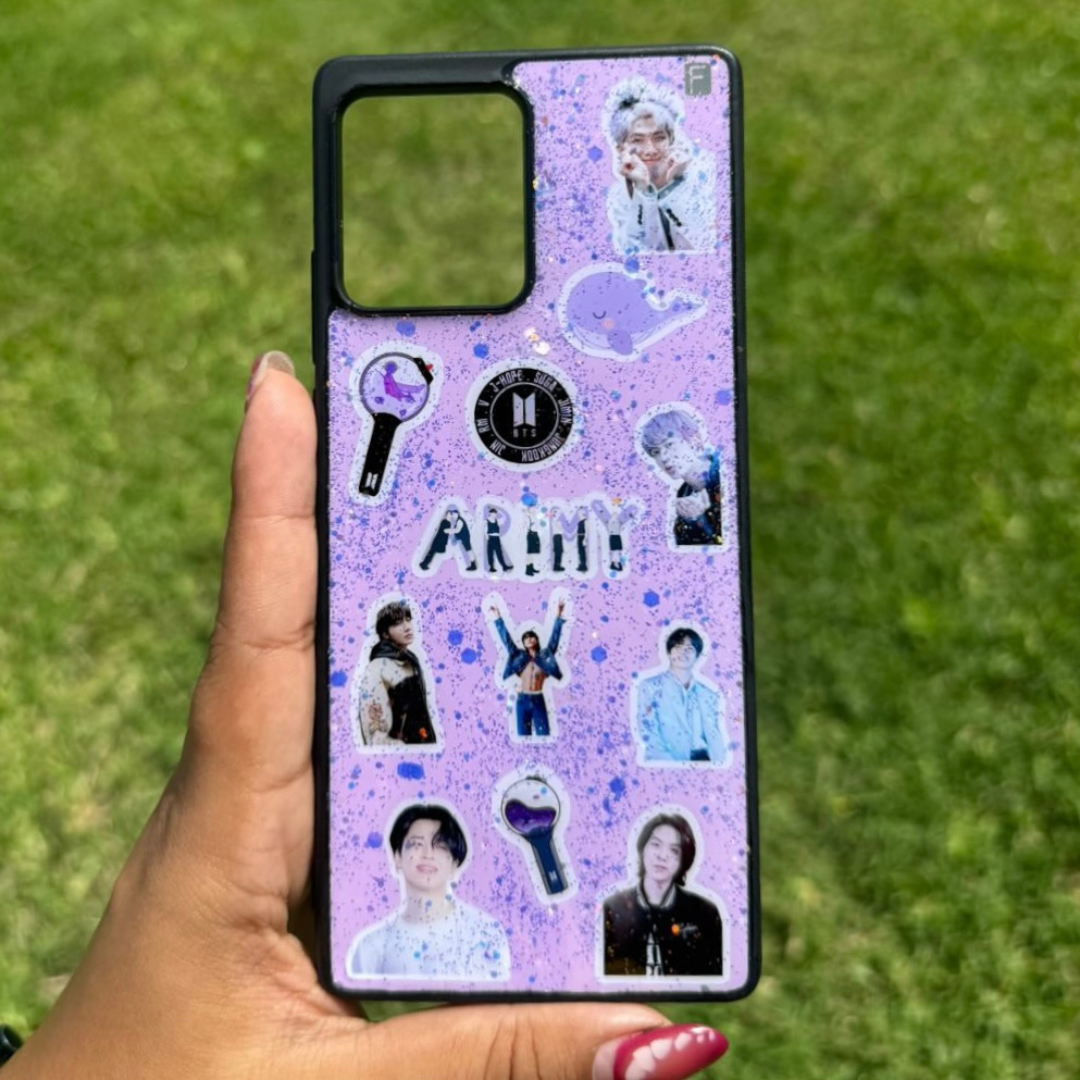 BTS Army Stickers - Black Case