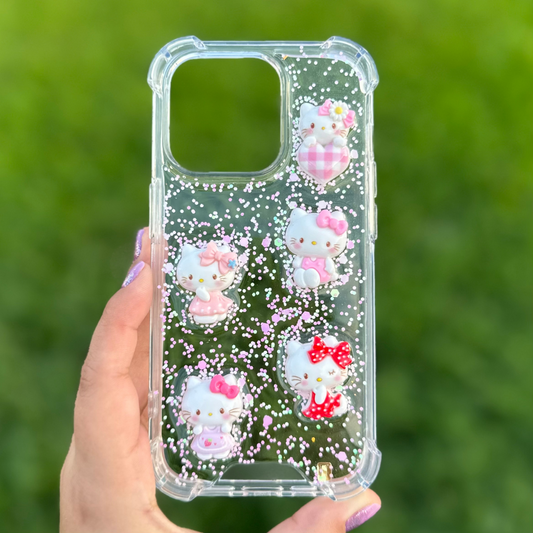 Foncase 3D Kitty Rosa