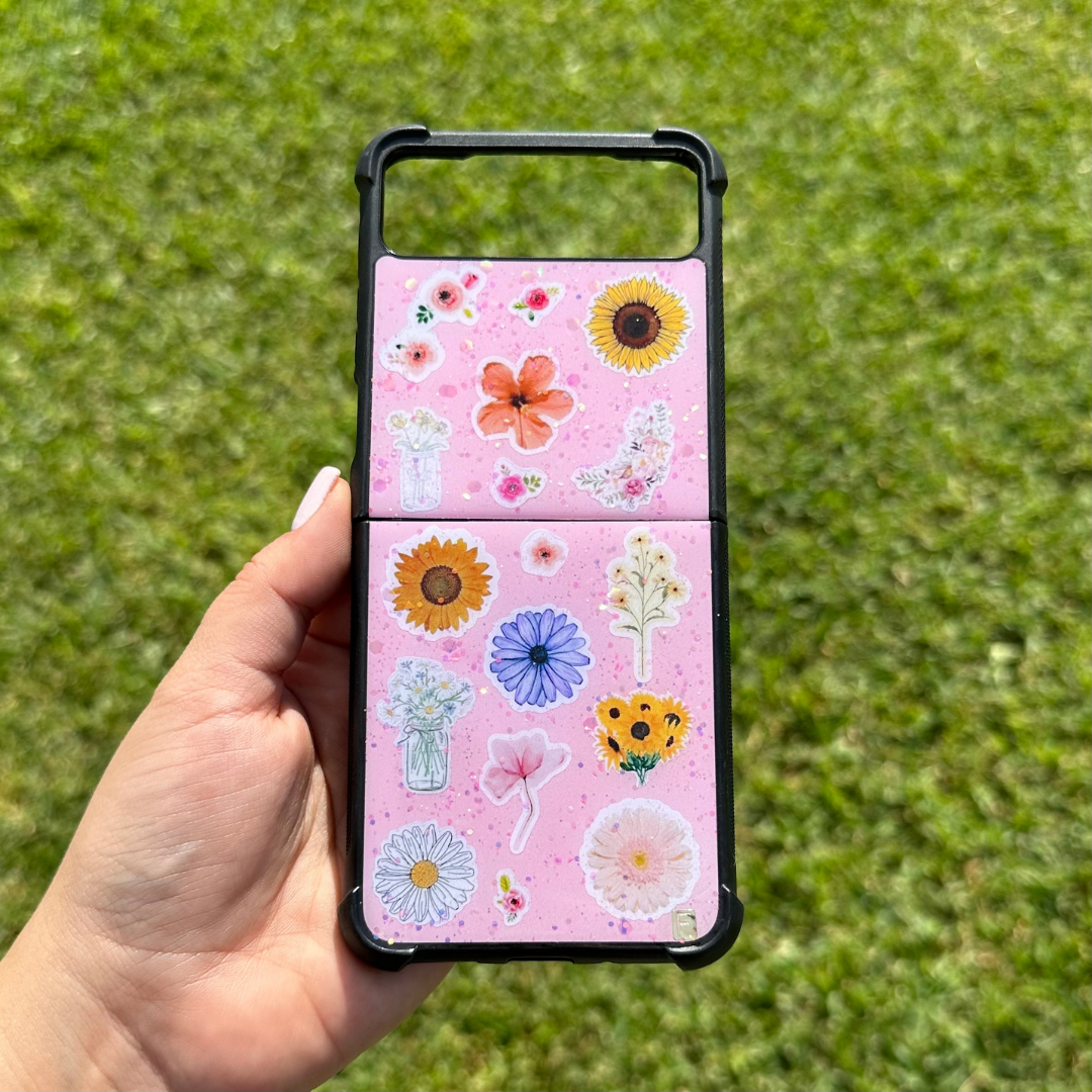 Flores Stickers - Black Case