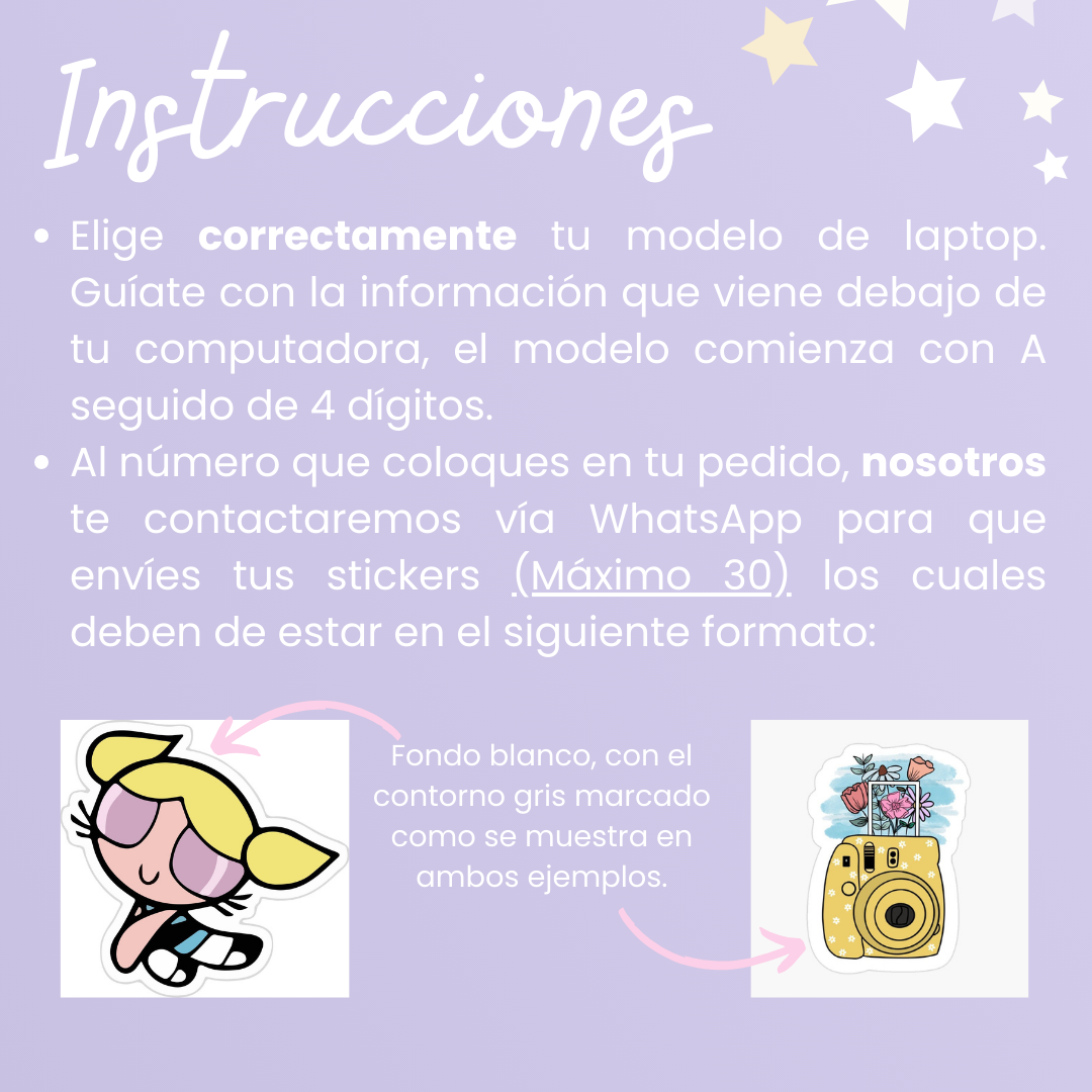 Laptop Personaliza con Stickers