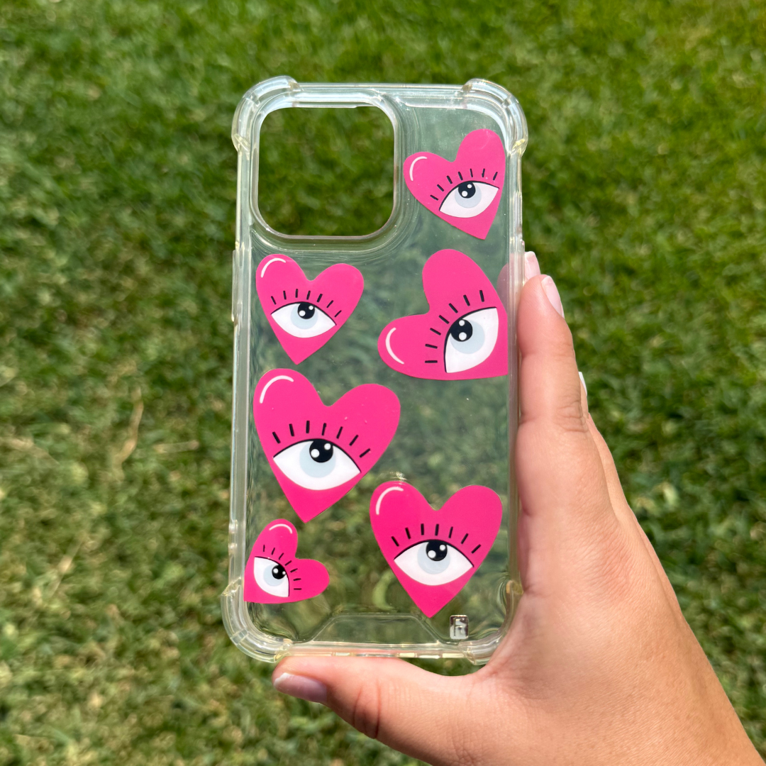 iPhone 13 Pro - Pink Eye Heart
