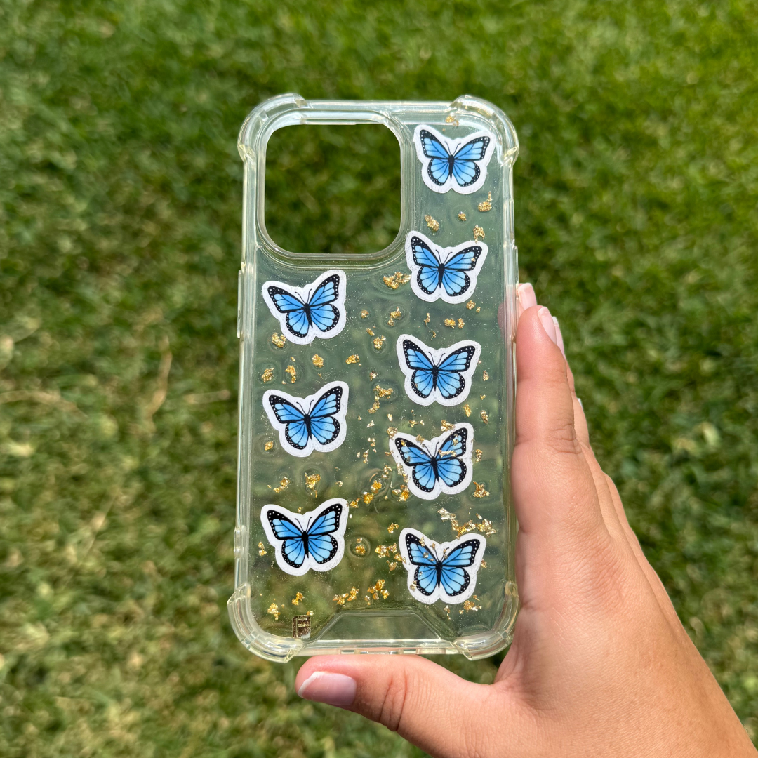 iPhone 14 Pro - Blue Butterfly