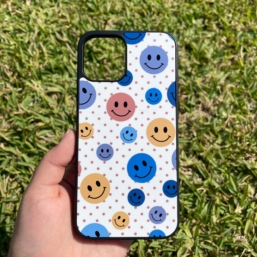 Smiley Dots - Black Case