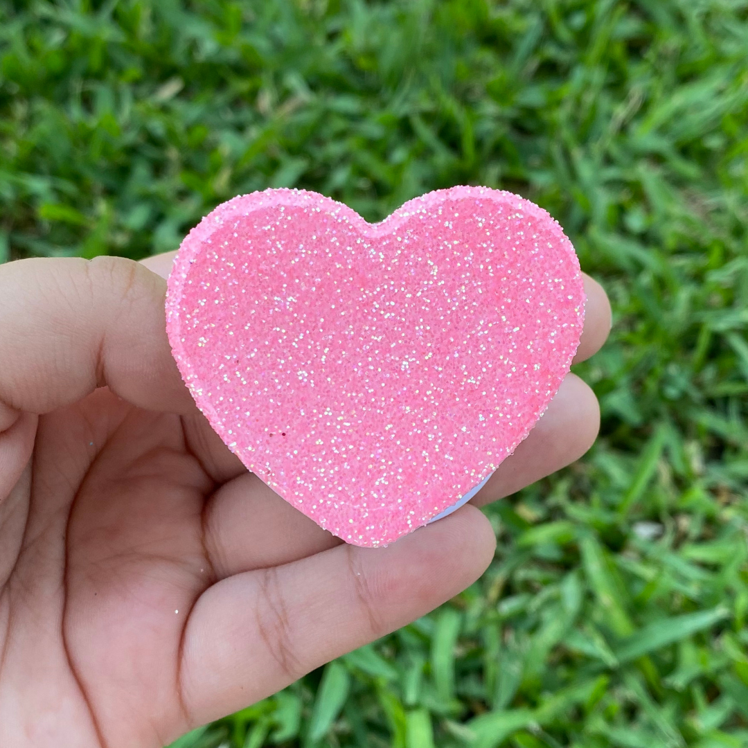 Holder Corazón Rosa Pastel Iris