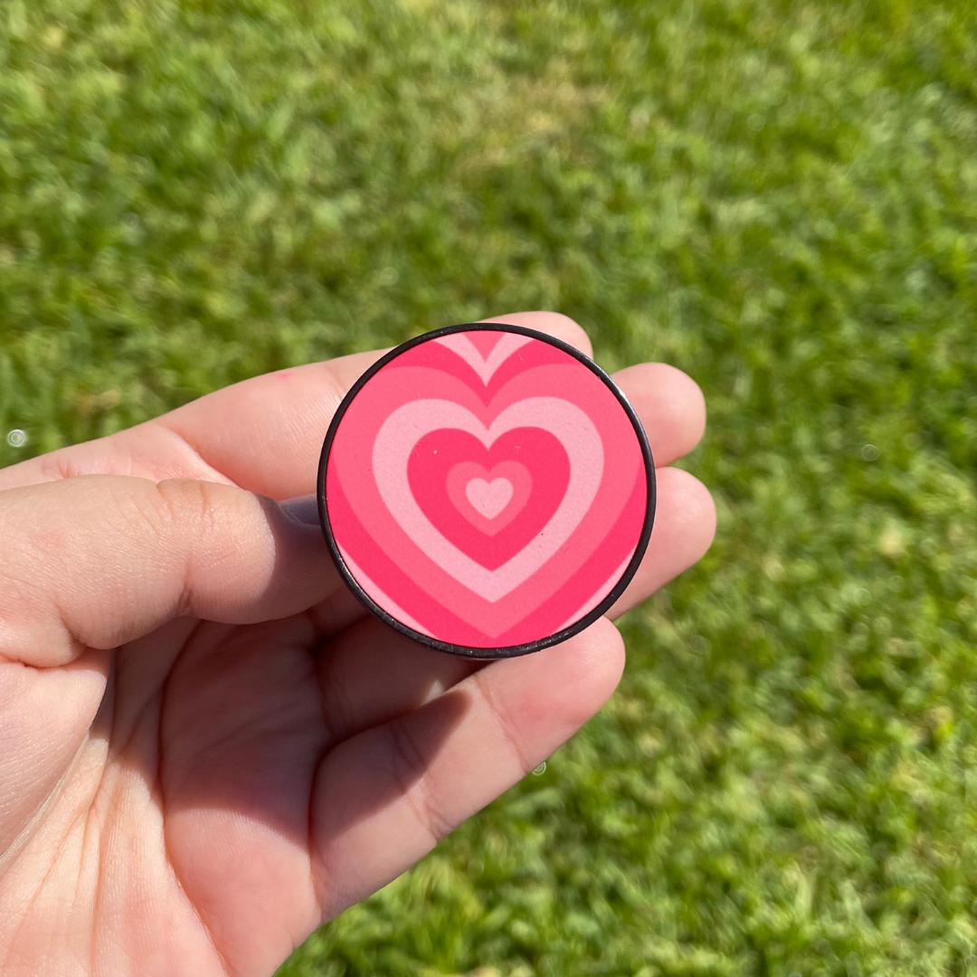 Hearts Pink Holder