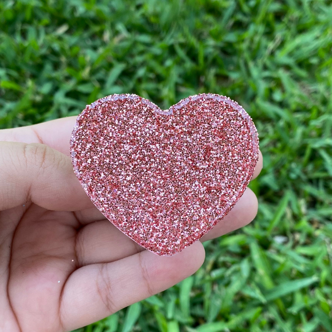 Holder Corazón Oro Rosa