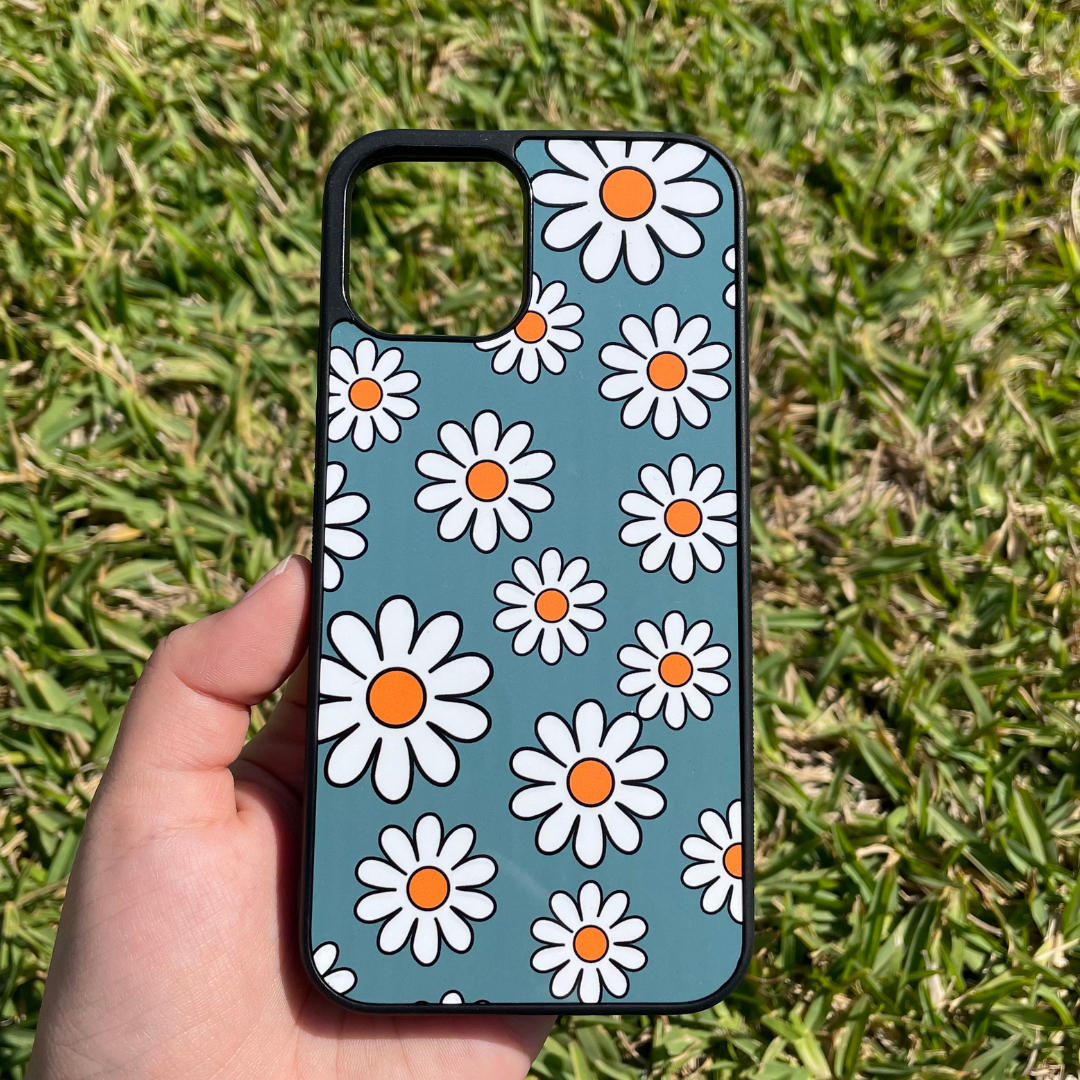Green Daisy - Black Case