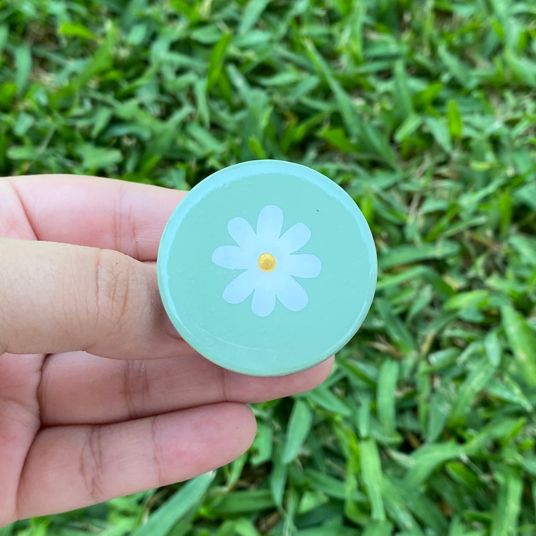 Holder Baby Green Daisy