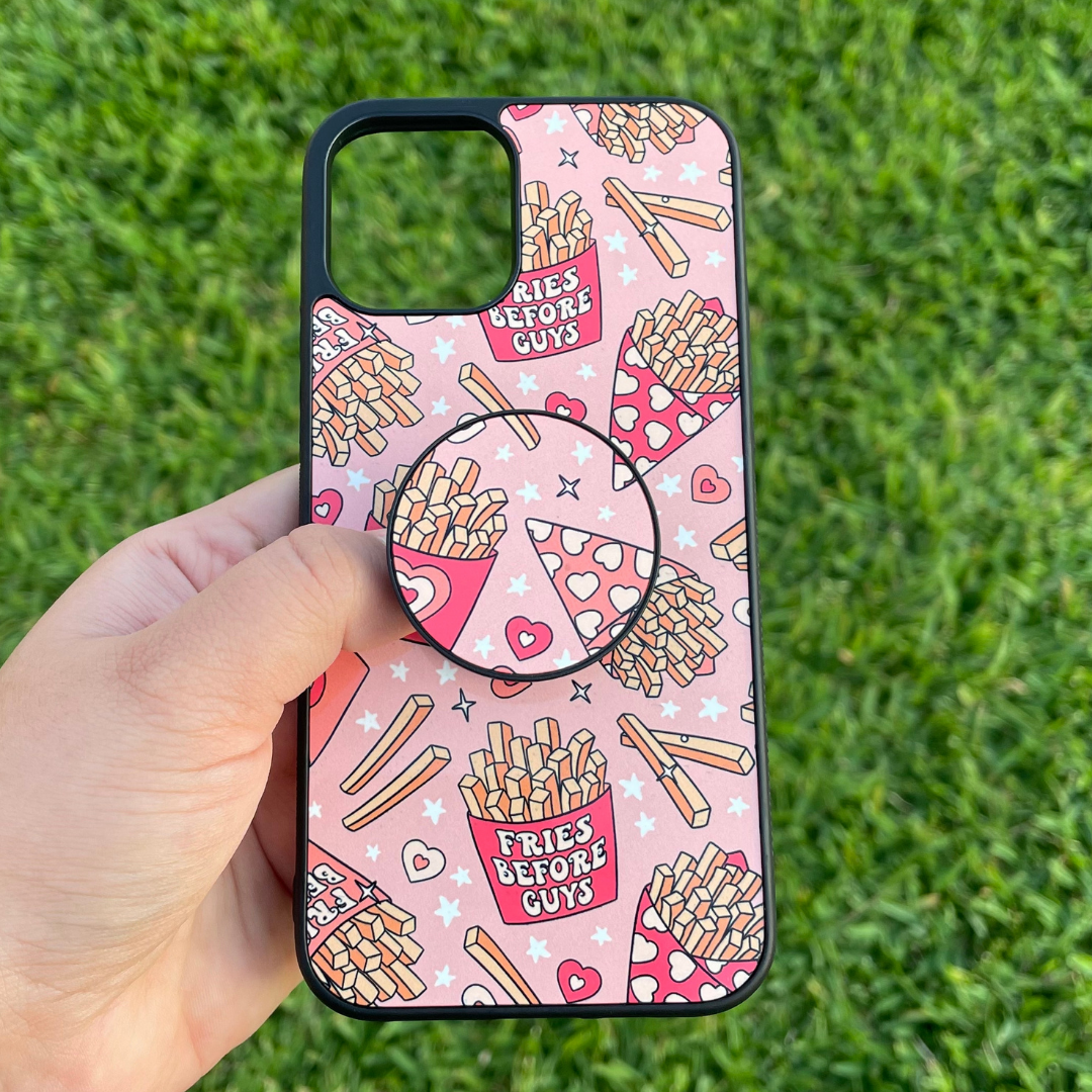 Fries Before Guys - Black Case con Holder