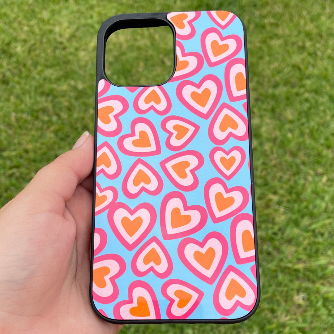 Crazzzy hearts - Black Case