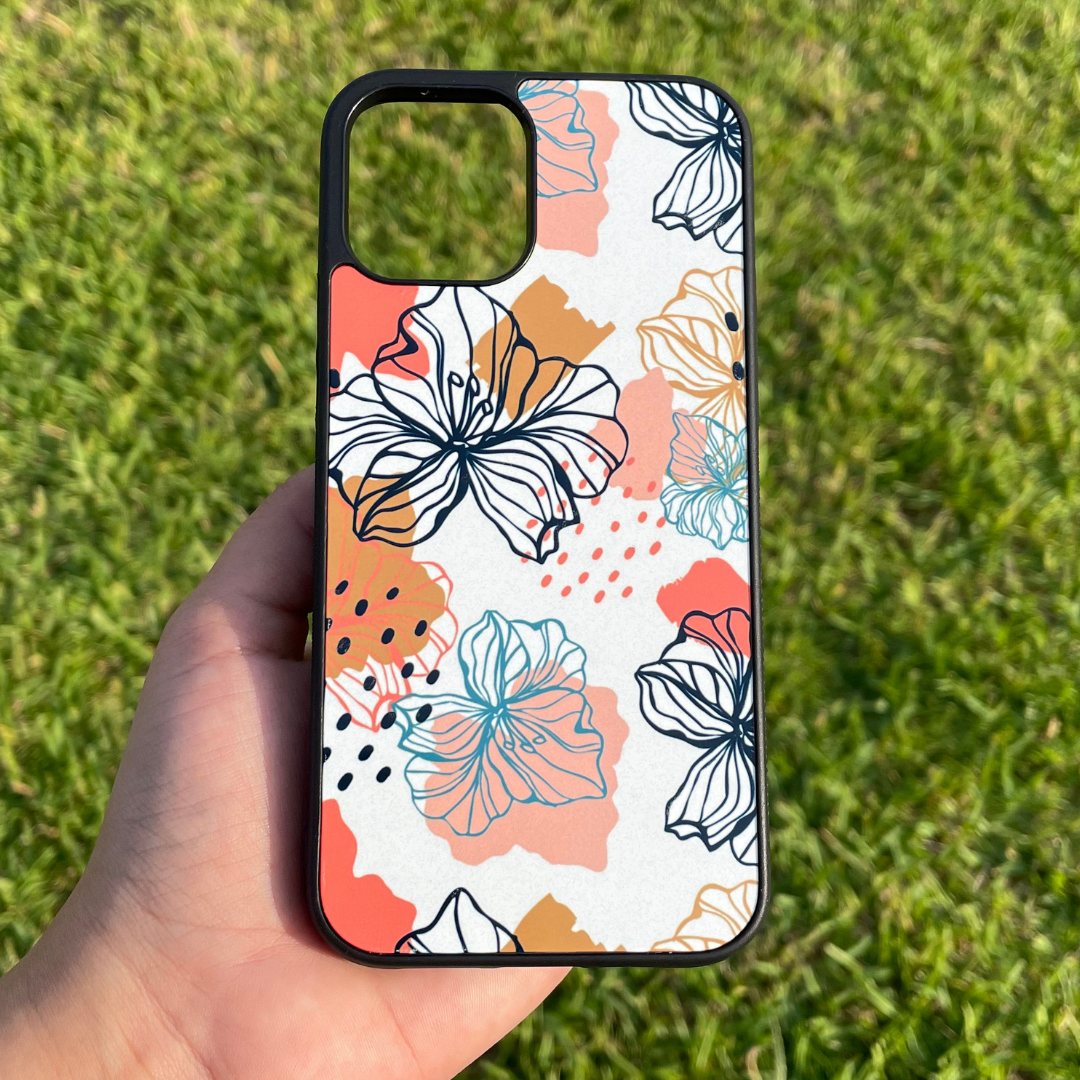 Tropical Flowers - Black Case