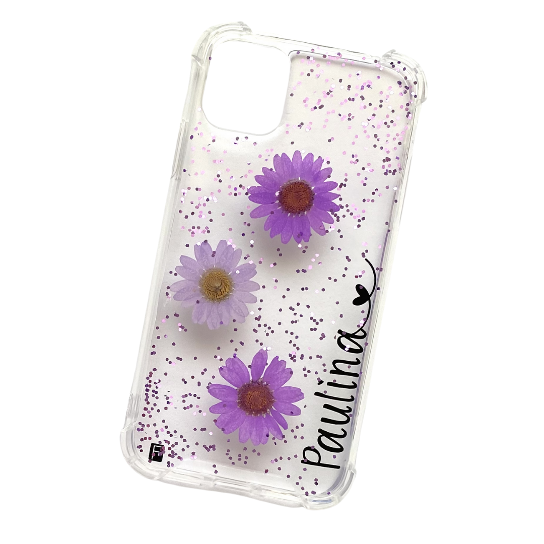 Flores moradas con lila