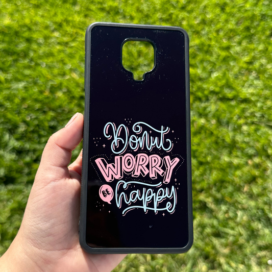 Donut Worry - Black Case