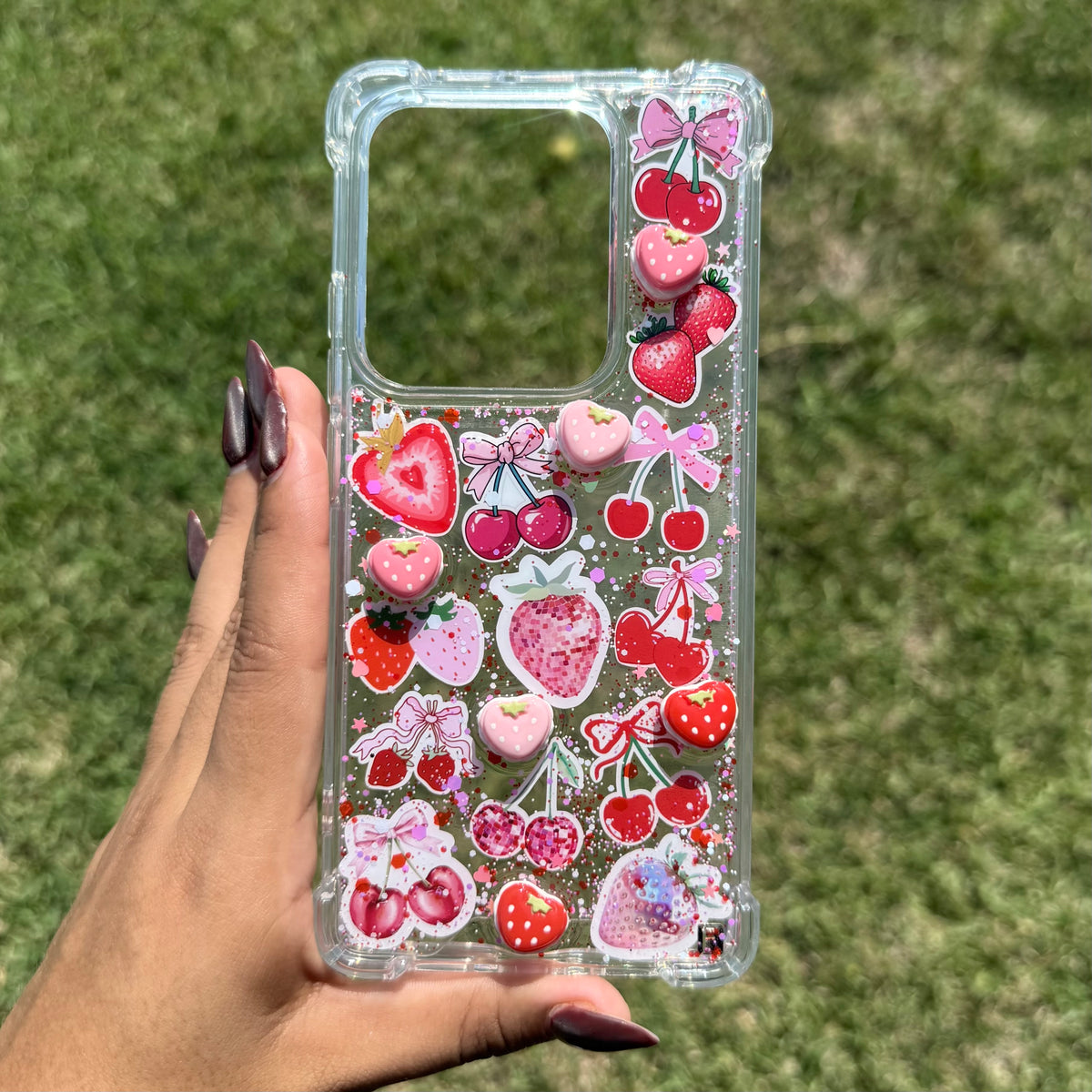 Stickers y 3D Fresas y Cerezas