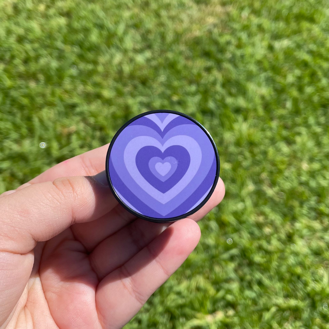 Hearts Purple Holder