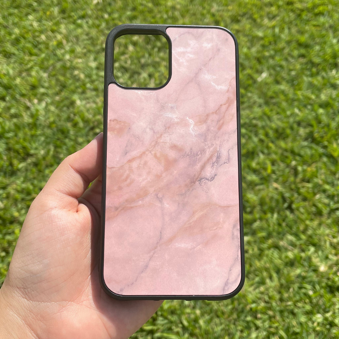 Pinky Marble - Black Case