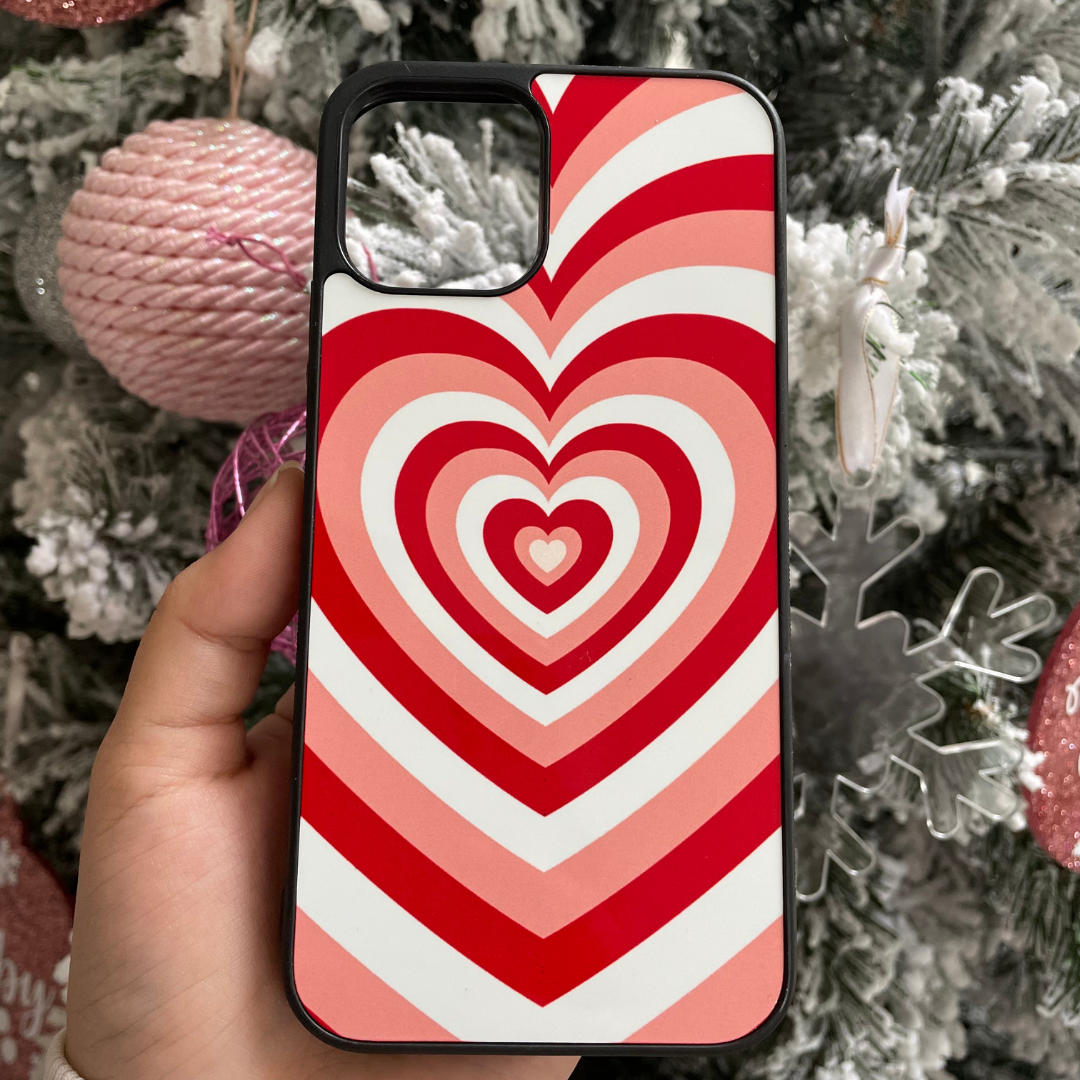 Hearts Red - Black Case
